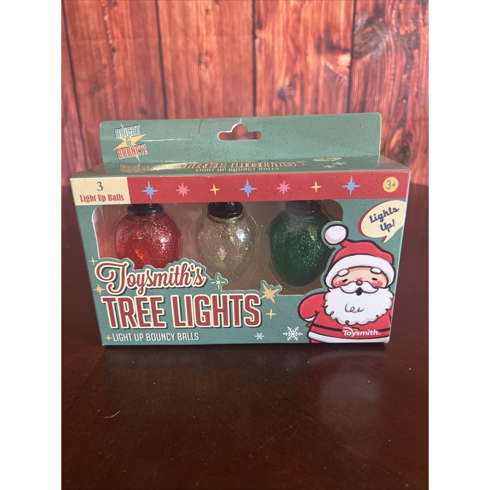 Christmas Bouncy balls Joy smiths Tree Lights Bright And Bouncy